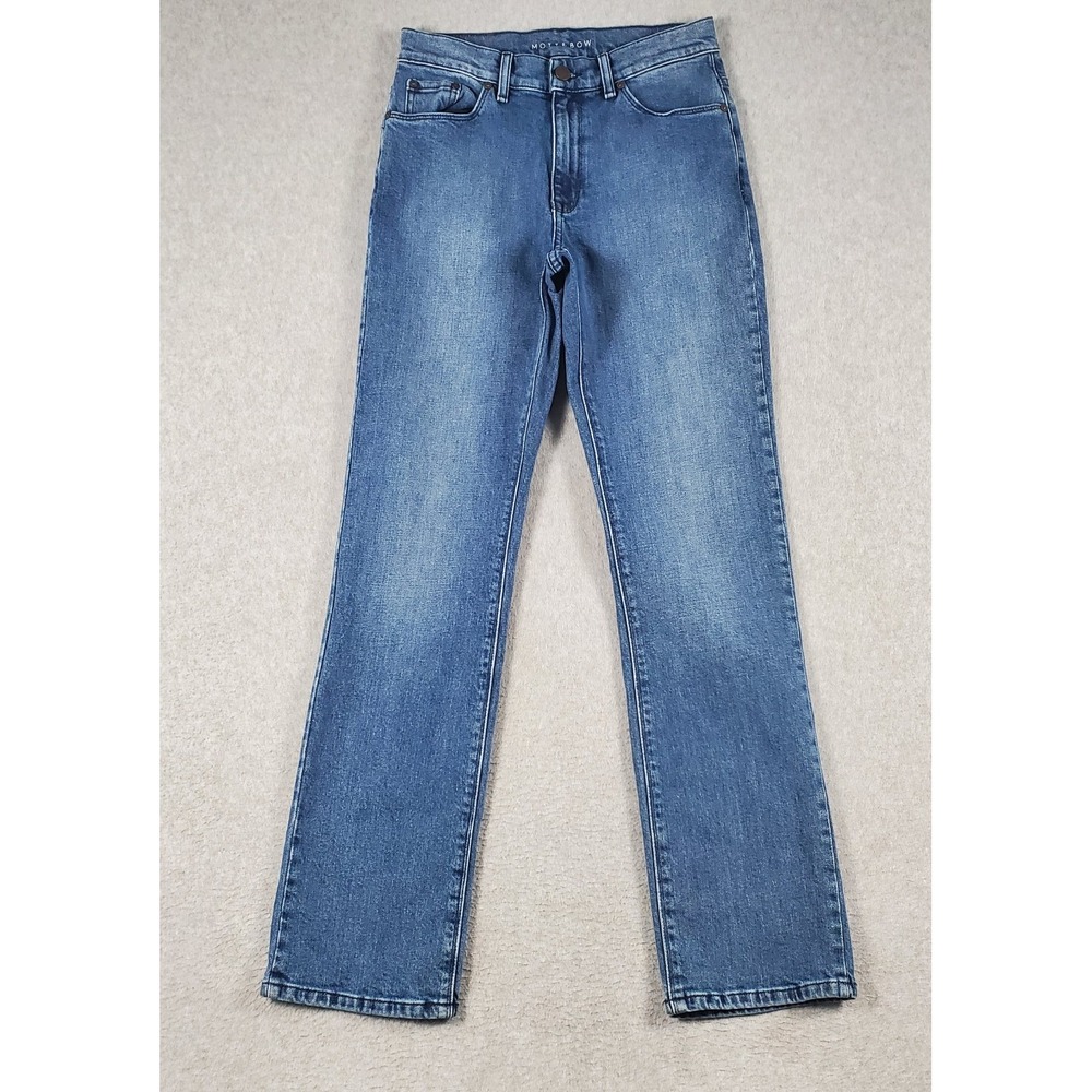Mott & Bow Jeans Mens Size 28x32 Blue Straight Leg Warren Stretch Denim Med Wash
